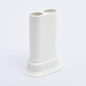 AYARLI ÇİFTLİ PLASTİK OVAL 16-20 BEYAZ GİZLEME