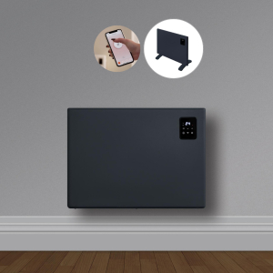 A-LINE Elektrikli Wifi Konvektör Panel Isıtıcı 1000 Watt (400mm x 540mm) - Antrasit (RAL7016)