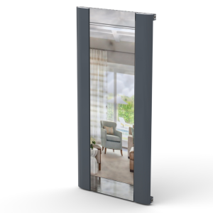 Miranda Aynalı Alüminyum Radyatör Antrasit (RAL7016) - 1750 mm - 470 mm