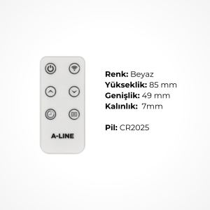 Elektrikli Isıtıcı Uzaktan Kumanda A-Line