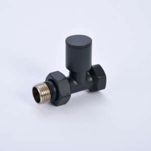 DÜZ VANA METAL VOLANLI ANTRASİT RAL 7016 1/2 PPRC