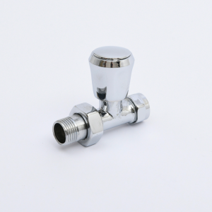 DÜZ VANA PLASTİK VOLANLI KROM PE-X 16*2