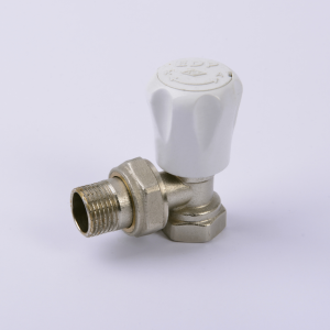 VANA NİKEL BEYAZ KAPAKLI GİDİŞ 1/2 '' PPRC Köşe Vana