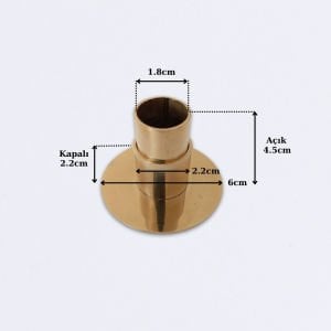 Gold Parlak Paslanmaz Çelik Ayarlı Havlupan Boru Gizleme Pex