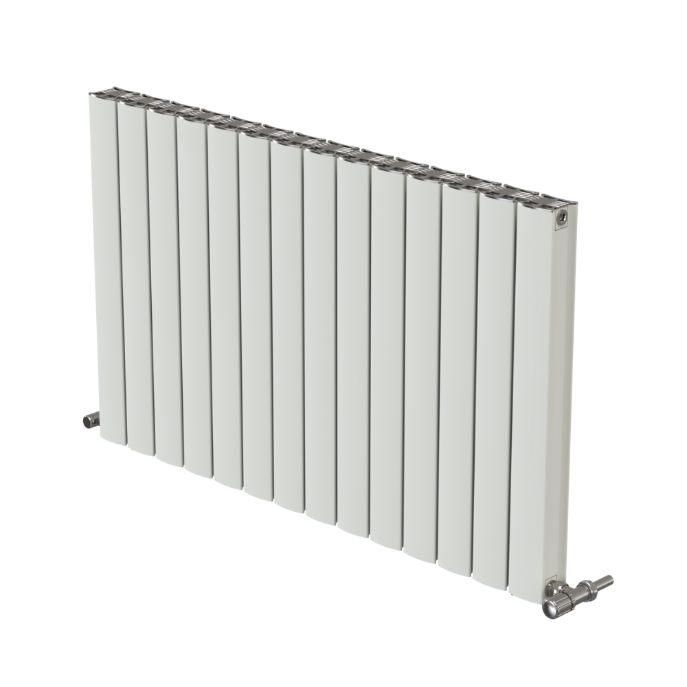 Bombe Alüminyum Radyatör Beyaz (RAL9010) - 600 mm - 975 mm (14 Dilim)